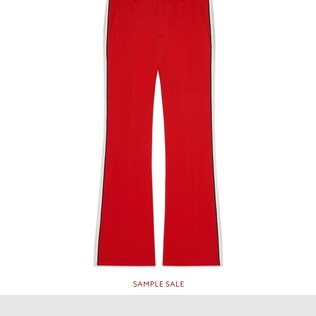 Viscose bootcut pant