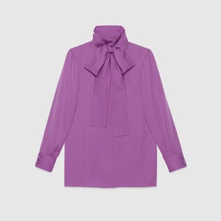 Silk satin shirt
