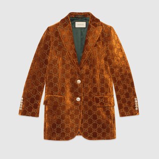 GG velvet jacket