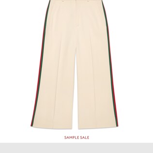 Viscose culotte pant with Web