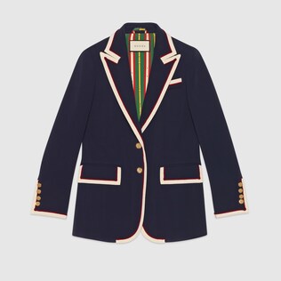 Stretch viscose jacket