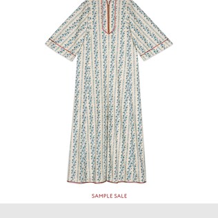 Gucci rosebuds poplin kaftan