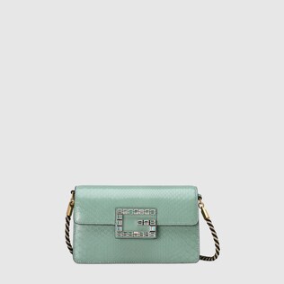 Python shoulder bag with Square G