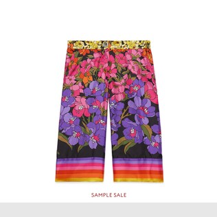 Children's degradé flowers pant