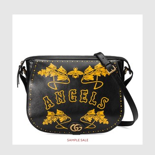 Men S Messenger Bags Gucci Messenger Bag With La Angels Print