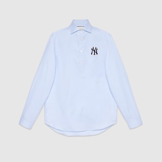 Womens Shirt With Ny Yankees Patch Womens Shirt With Ny Yankees Patch