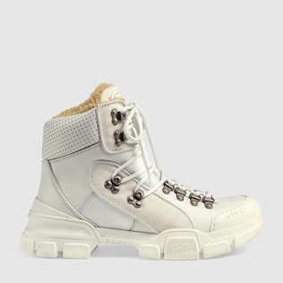 Flashtrek high-top sneaker with wool