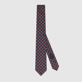 GG diamond silk tie