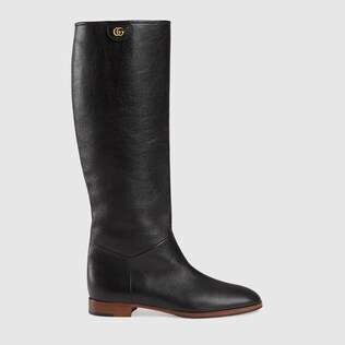 Leather boot