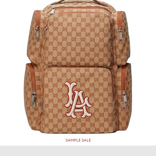 Backpacks For Men Gucci Large Backpack With La Angels Patch