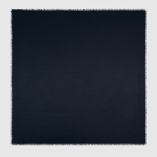 Silk wool GG jacquard shawl