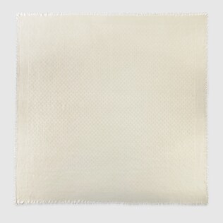 Silk wool GG jacquard shawl