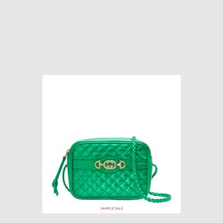 Mini laminated leather bag