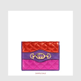 Laminated leather card case