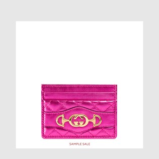 Laminated leather card case