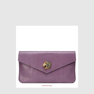 Designer Handbags Gucci Rajah Python Clutch