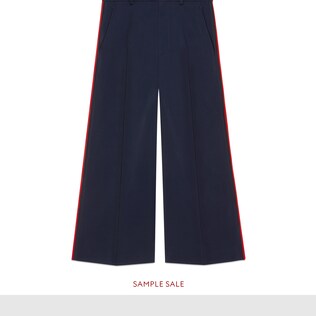 Viscose culotte pant with Web
