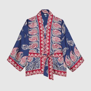 Silk kimono jacket