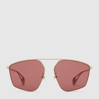 Specialized fit square-frame sunglasses