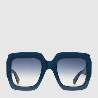 Square-frame sunglasses
