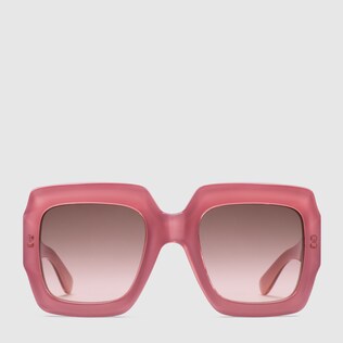 Square-frame sunglasses