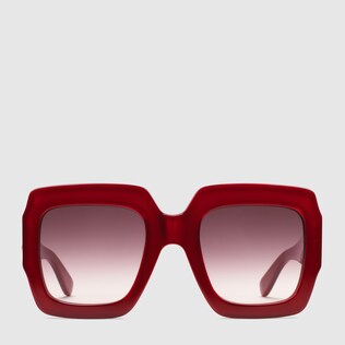 Square-frame sunglasses