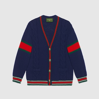 DIY unisex wool cardigan