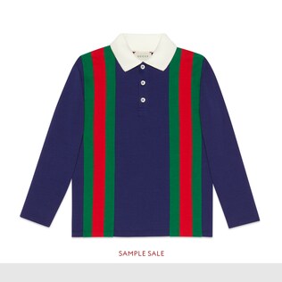 Children's jersey polo with Web