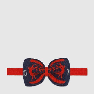 Children's reindeers wool bow tie