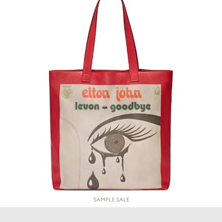 Gucci Elton John large tote
