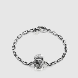 Silver Bracelets Gucci Bracelet With Square G Cube In Silver