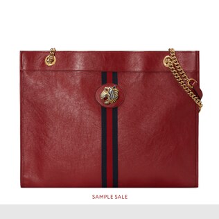 Designer Handbags Gucci Rajah Large Tote