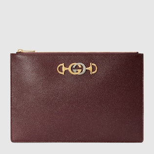 Gucci Zumi grainy leather pouch