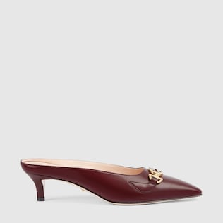 Gucci Zumi leather slide 