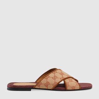 Original GG canvas slide sandal