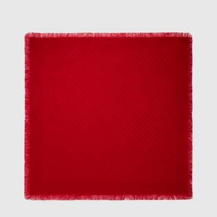 Children's GG wool silk shawl
