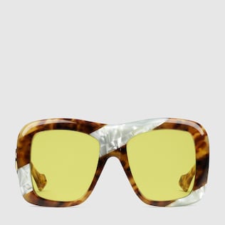 Oversize square sunglasses
