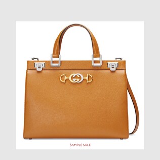 Gucci Zumi grainy leather medium top handle bag