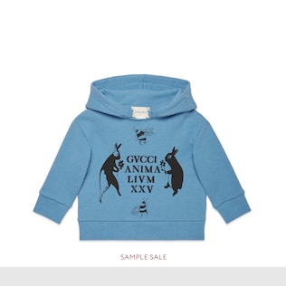 Baby Canvas Menagerie sweatshirt