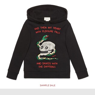 Children's embroidered sweatshirt