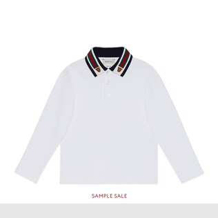Children's polo with Web and tiger head