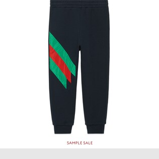 Children's jogging pant with nylon Web