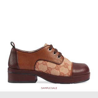 Children's GG and leather shoe
