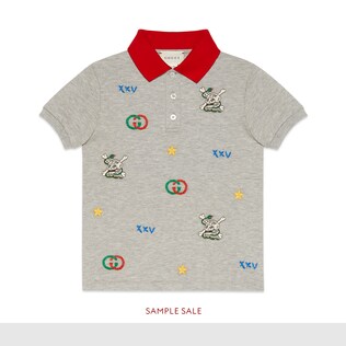 Children's embroidered polo