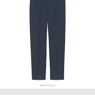 Cotton poplin pant with Gucci label