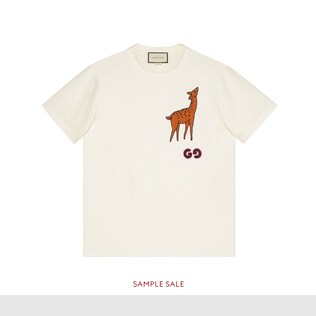 gucci deer t shirt