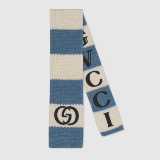 Children's striped cotton tie