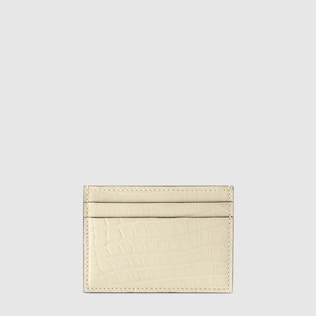 Crocodile card case