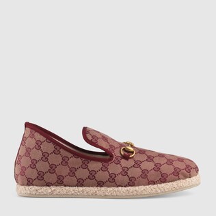 Men's GG canvas loafer