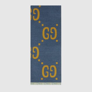 GG wool scarf